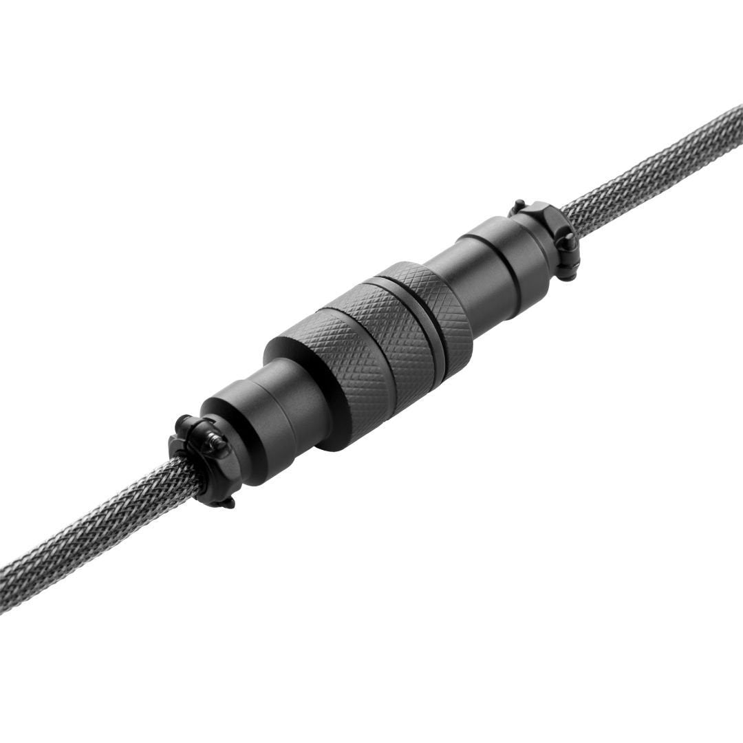 CableMod Pro Coiled Keyboard Cable (Carbon Black, USB A to USB Type C, 150cm) - كابل CableMod Pro Coiled Keyboard Cable (Carbon Black, USB A to USB Type C, 150cm) - كابل