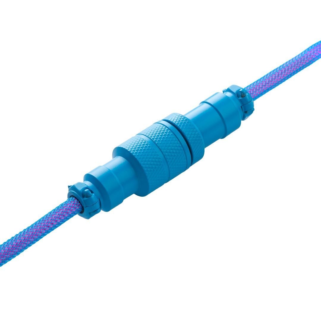 CableMod Pro Coiled Keyboard Cable (Galaxy Blue, USB A to USB Type C, 150cm) - كابل CableMod Pro Coiled Keyboard Cable (Galaxy Blue, USB A to USB Type C, 150cm) - كابل