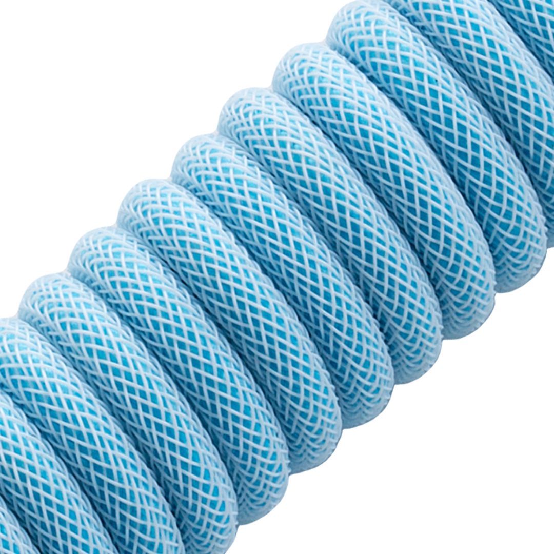 CableMod Pro Coiled Keyboard Cable (Blueberry Cheesecake, USB A to USB Type C, 150cm) - كابل CableMod Pro Coiled Keyboard Cable (Blueberry Cheesecake, USB A to USB Type C, 150cm) - كابل