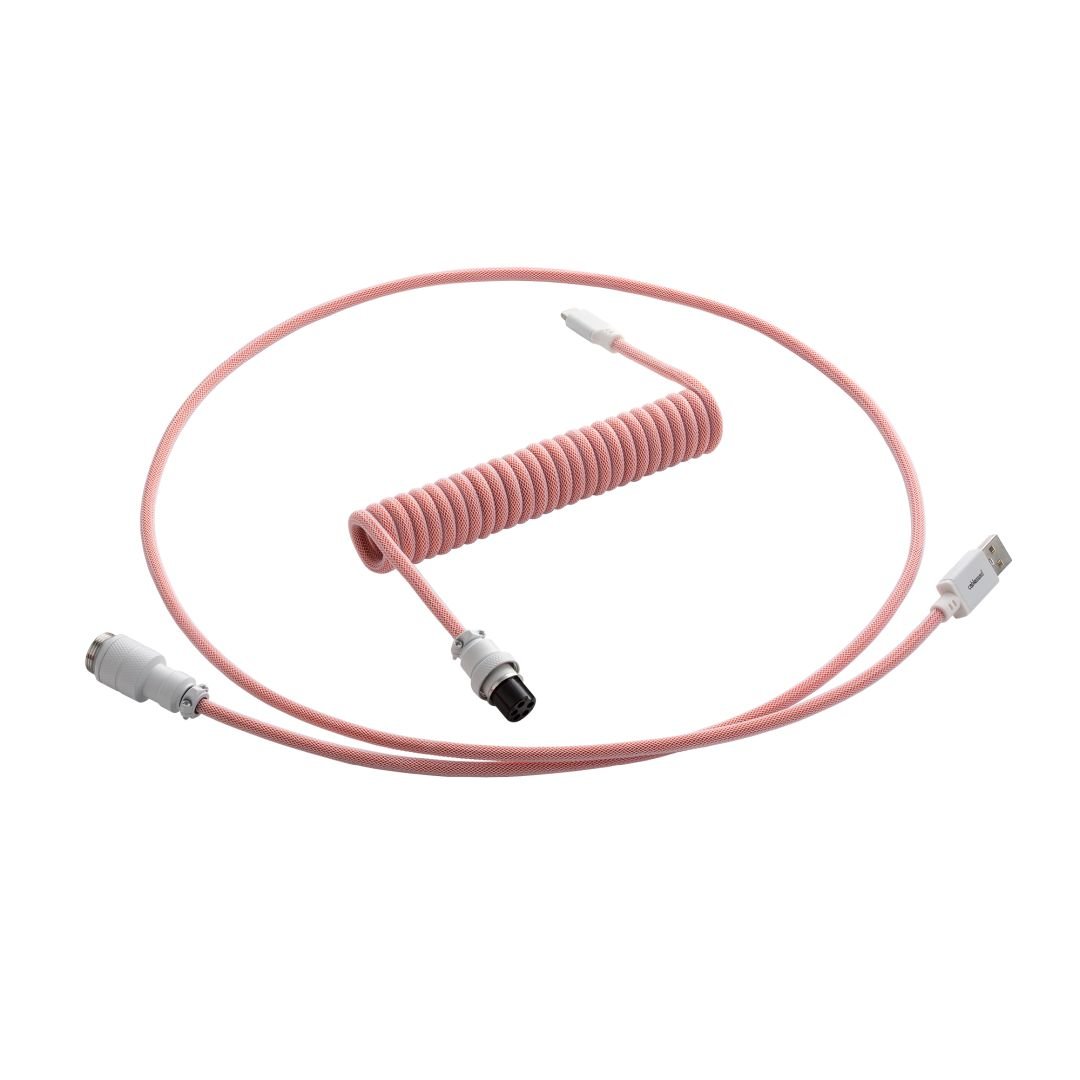 CableMod Pro Coiled Keyboard Cable (Orangesicle, USB A to USB Type C, 150cm) - كابل CableMod Pro Coiled Keyboard Cable (Orangesicle, USB A to USB Type C, 150cm) - كابل
