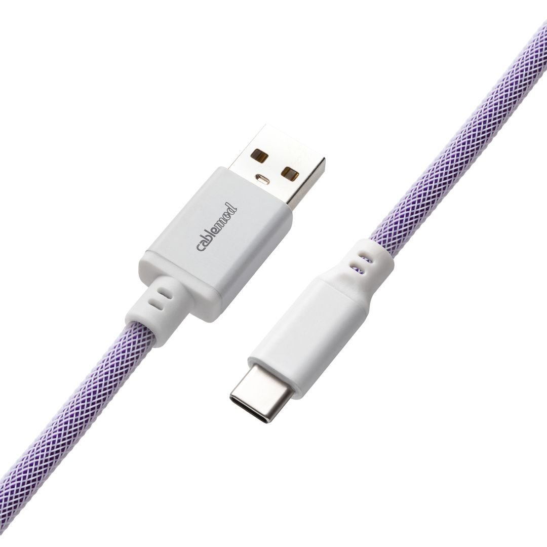 CableMod Pro Coiled Keyboard Cable (Rum Raisin, USB A to USB Type C, 150cm) - Store 974 | ستور ٩٧٤