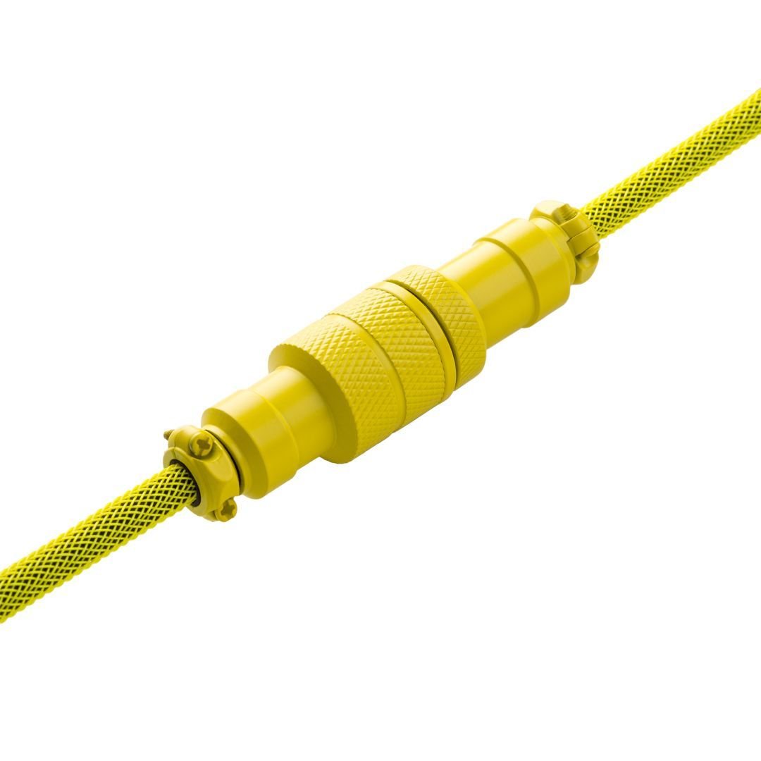 CableMod Pro Coiled Keyboard Cable (Dominator Yellow, USB A to USB Type C, 150cm) - Store 974 | ستور ٩٧٤