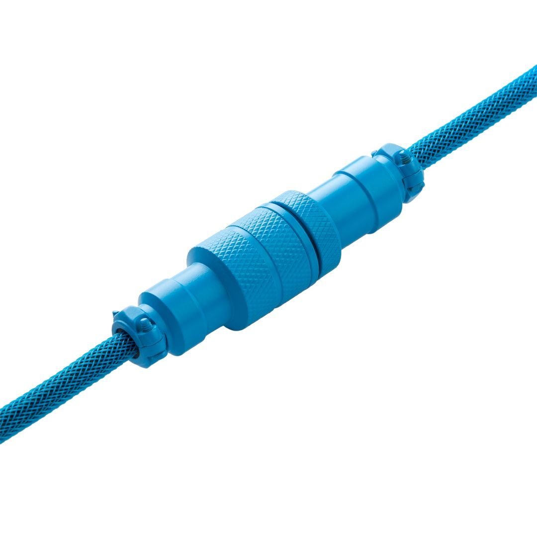 CableMod Pro Coiled Keyboard Cable (Spectrum Blue, USB A to USB Type C, 150cm) - كابل CableMod Pro Coiled Keyboard Cable (Spectrum Blue, USB A to USB Type C, 150cm) - كابل
