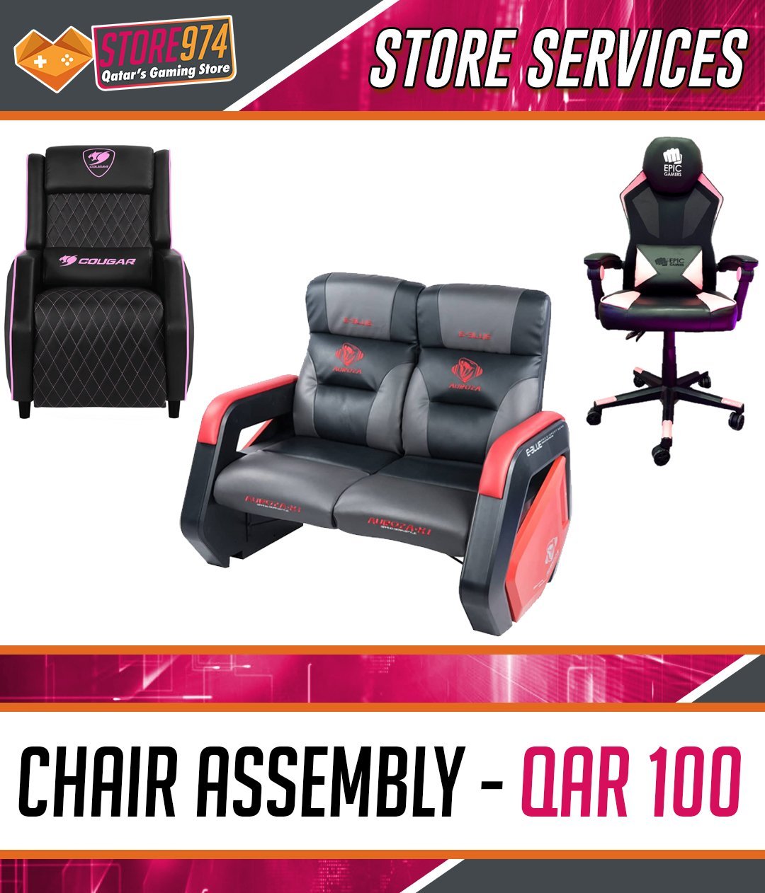 Chair Assembly Service - Store 974 | ستور ٩٧٤