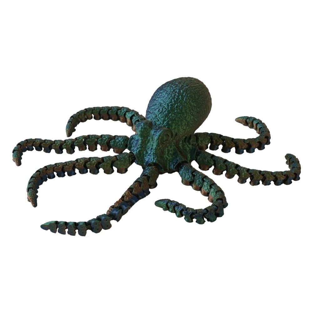 3D Station Detailed 3D Printed Octopus - Pearlescent - مجسم ثلاثي الأبعاد - Store 974 | ستور ٩٧٤