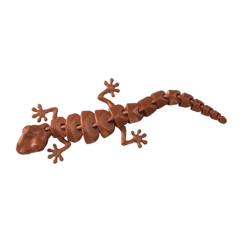3D Station 3D Printed Mini Lizard - Bronze - مجسم ثلاثي الأبعاد - Store 974 | ستور ٩٧٤
