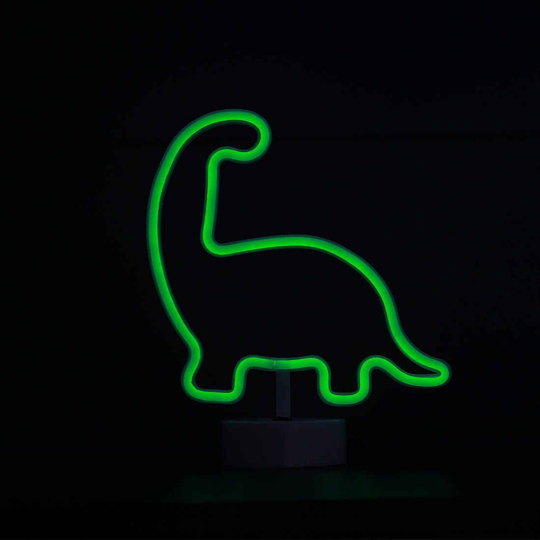 Led Neon Dinosaur Shape Lamp - Green - إضاءة - Store 974 | ستور ٩٧٤