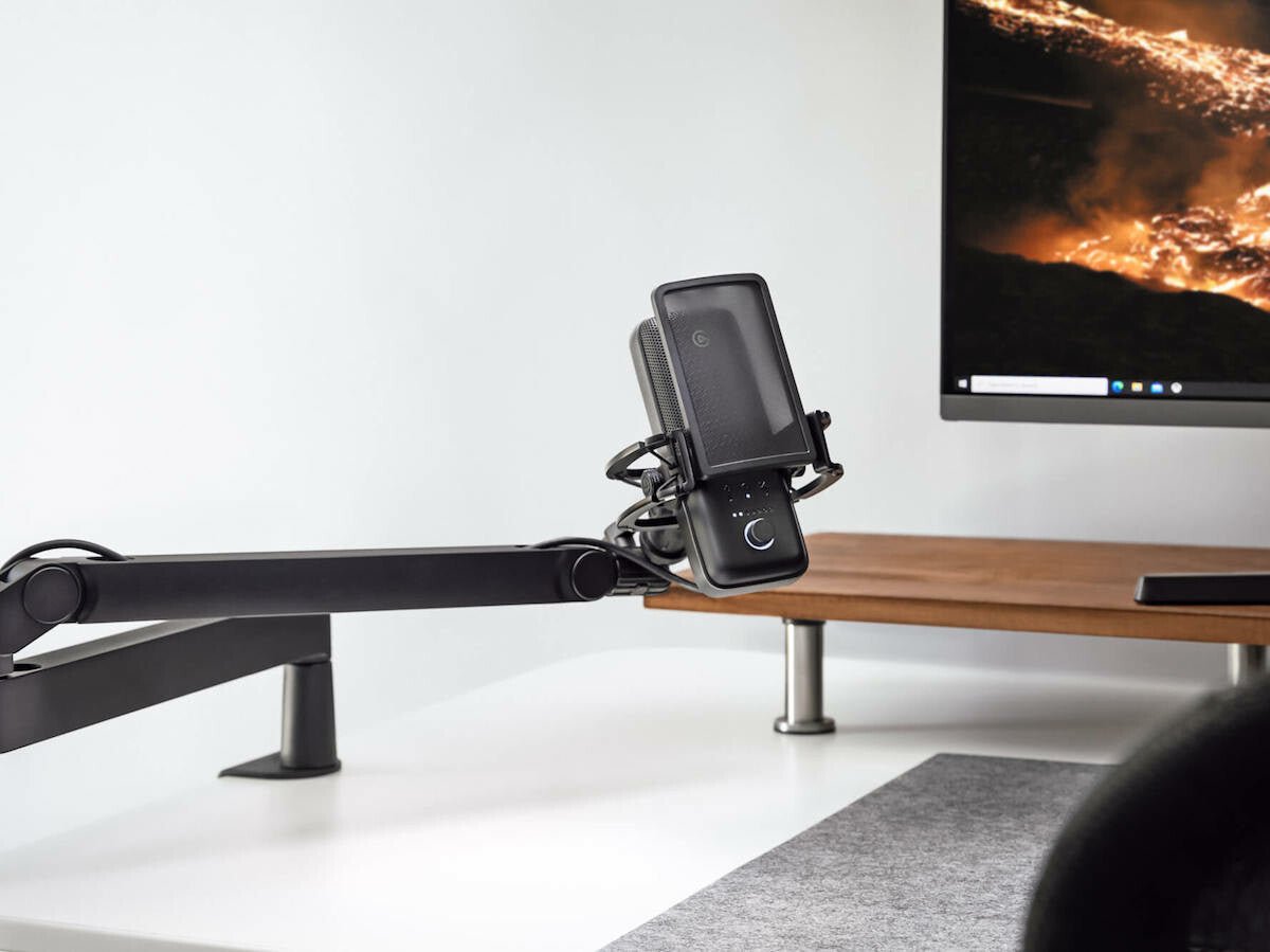 Elgato Wave Microphone Arm Low Profile - Black - حامل ميكروفون Elgato Wave Microphone Arm Low Profile - Black - حامل ميكروفون