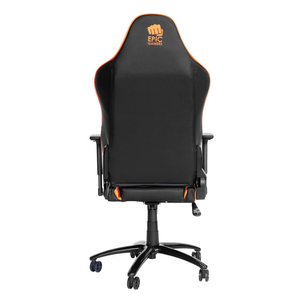 Epic Gamers Victory Gaming Chair - Black/Orange - كرسي - Store 974 | ستور ٩٧٤