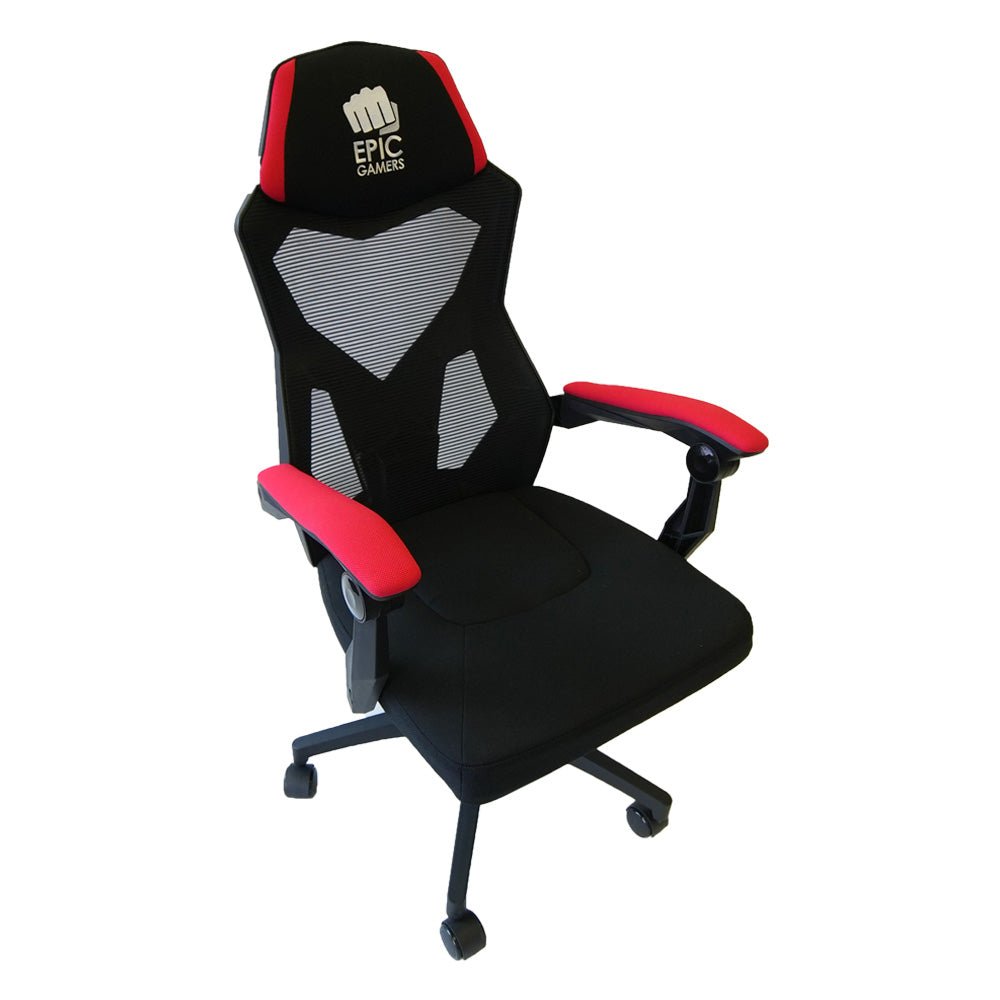 Rexus gaming chair online rgc r50 black red