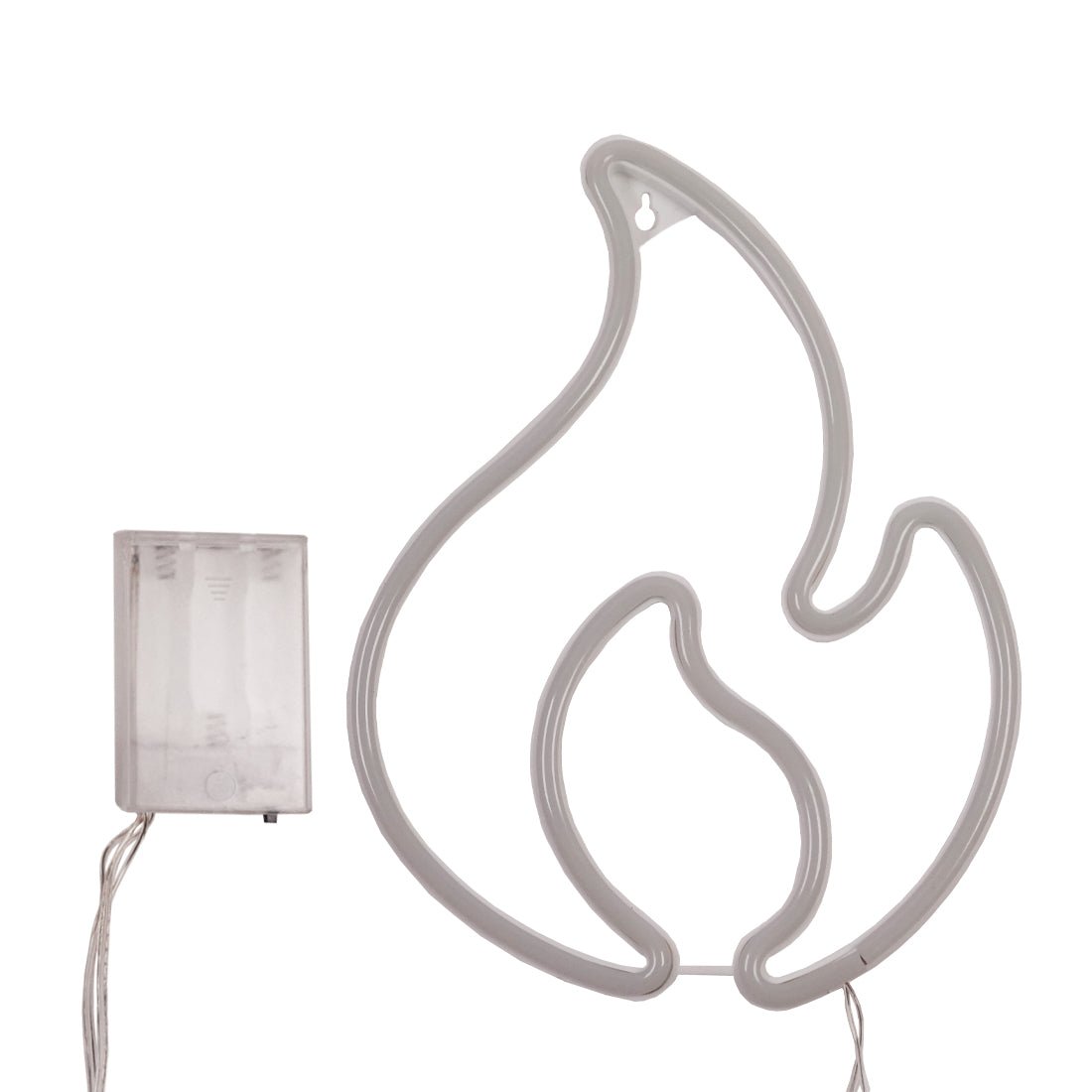 Led Neon Fire Shape - Red - Store 974 | ستور ٩٧٤