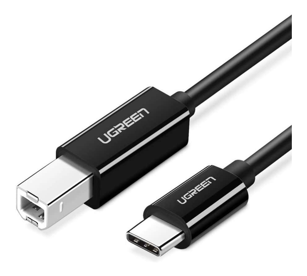 Ugreen USB C to Type B Printer Scanner Cable - Black - Store 974 | ستور ٩٧٤