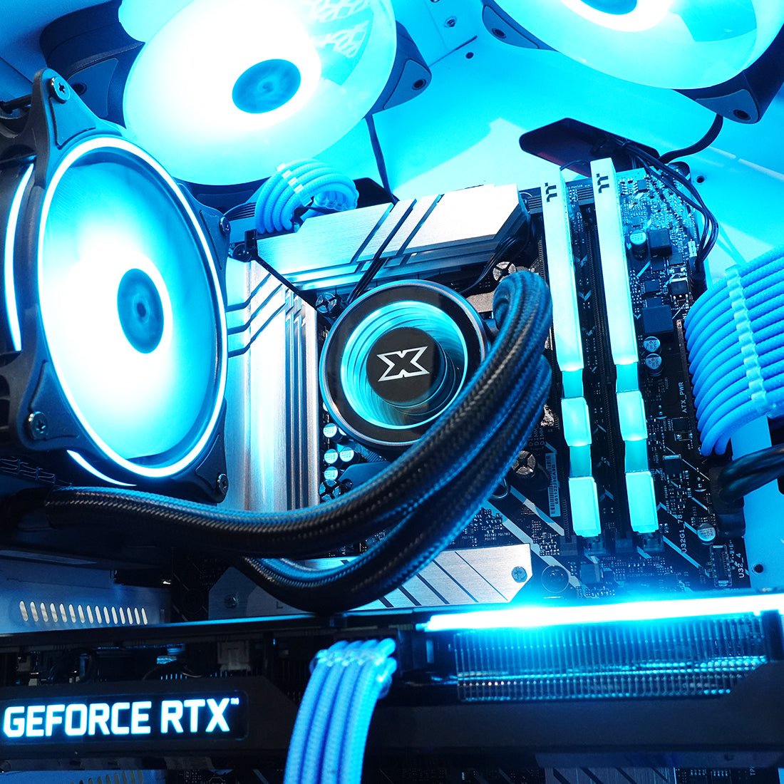 (Pre-Built) Gaming PC Intel Core i5-12400 w/ PNY RTX 3060 XLR8 & Xigmatek X Battleship - Gundam White - Store 974 | ستور ٩٧٤