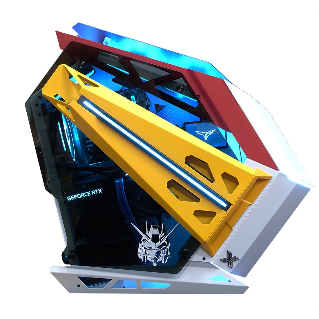 (Pre-Built) Gaming PC Intel Core i5-12400 w/ PNY RTX 3060 XLR8 & Xigmatek X Battleship - Gundam White - Store 974 | ستور ٩٧٤