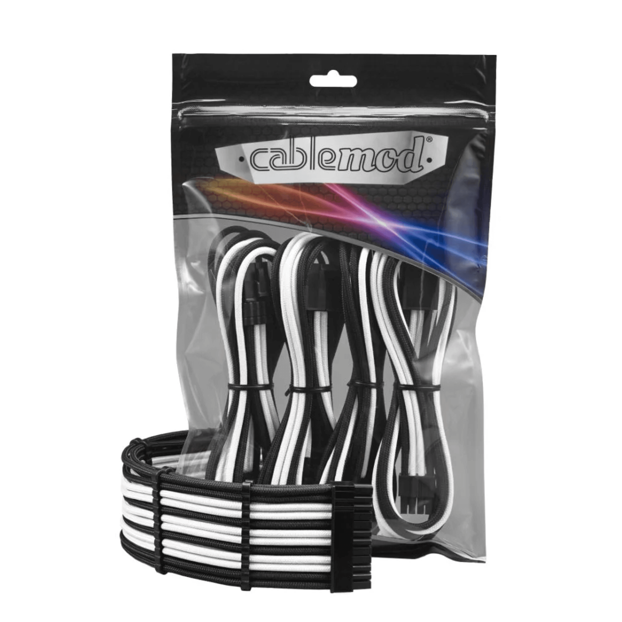 CableMod PRO ModFlex Cable Extension Kit - 8+6 Series - Black/White - Store 974 | ستور ٩٧٤
