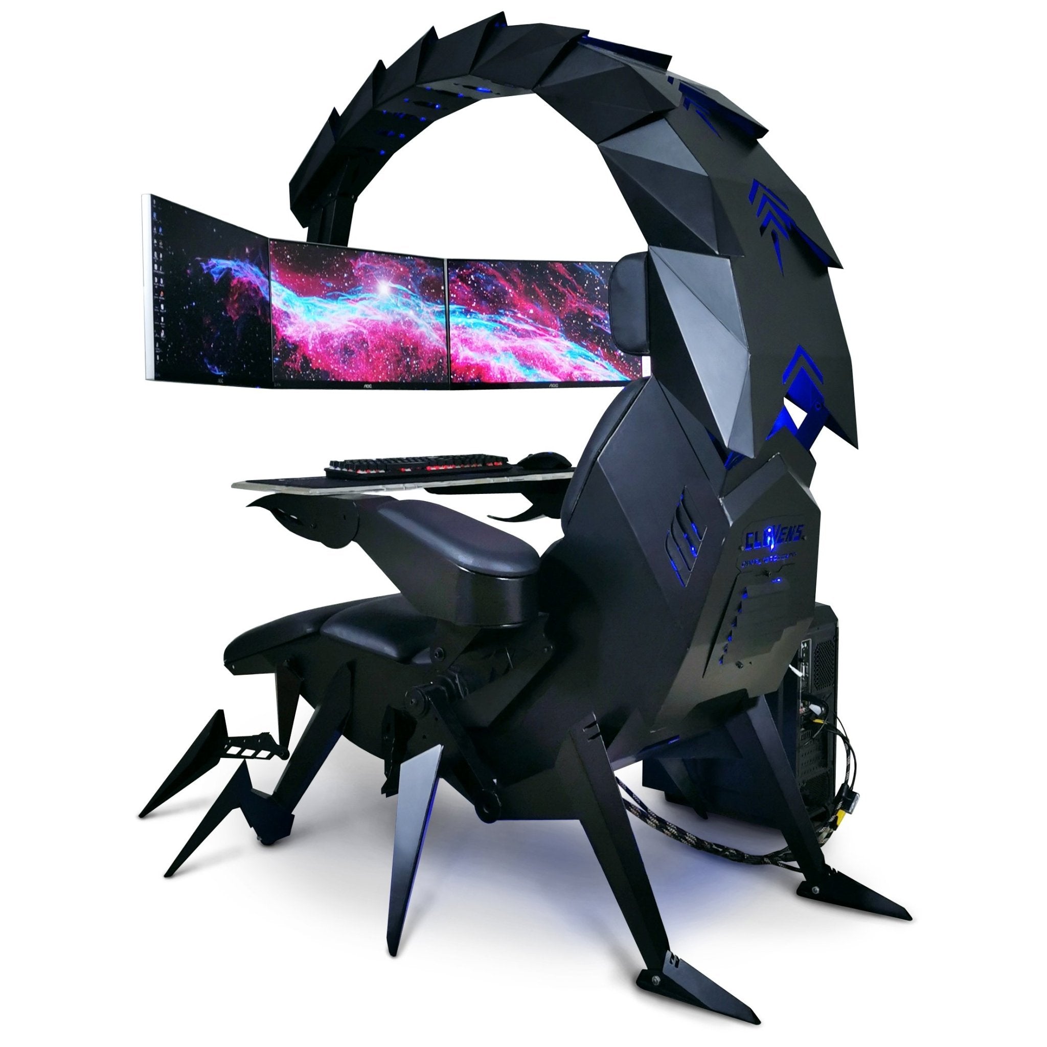 Epic Gamers Scorpion Hydraulic Gaming Chair - Black - Store 974 | ستور ٩٧٤