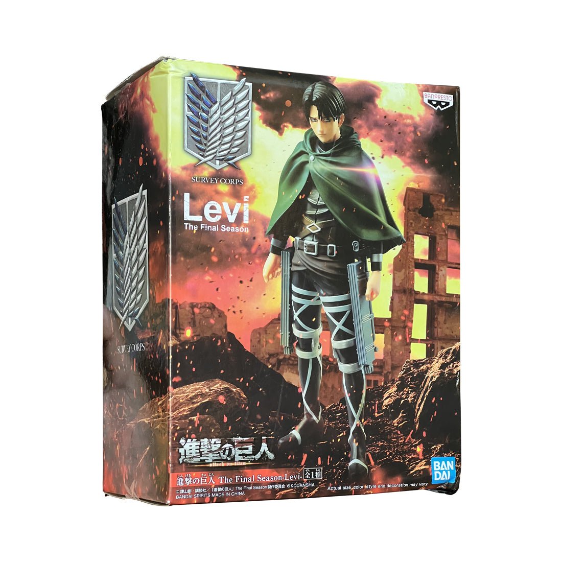 (Pre-Owned) Banpresto Attack On Titan: Levi Ackerman Figure - مجسم مستعمل - Store 974 | ستور ٩٧٤