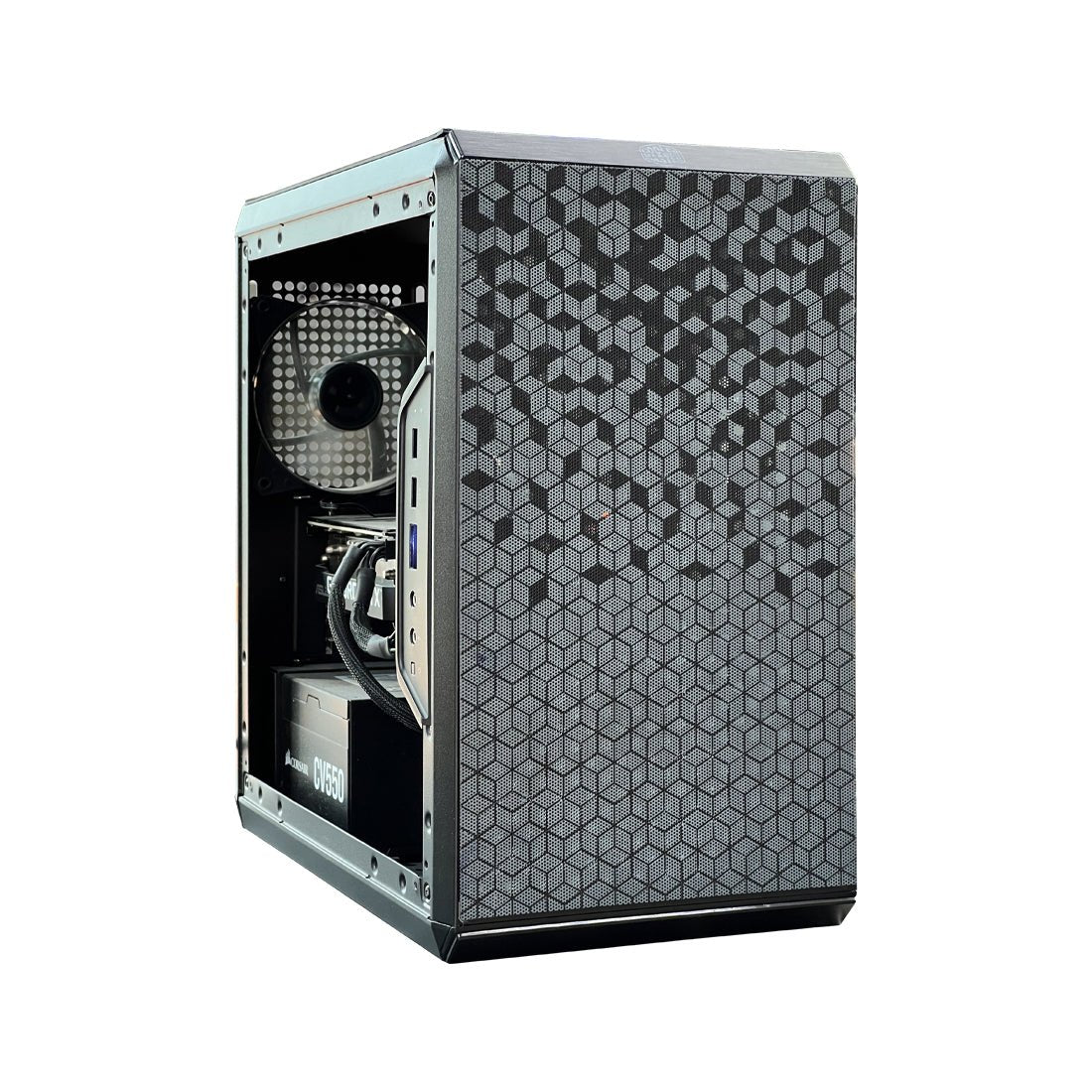 (Pre-Owned) Gaming PC Intel Core i5-7600K w/ Asus RTX 3060 & Cooler Master Q300L Case - كمبيوتر مستعمل - Store 974 | ستور ٩٧٤