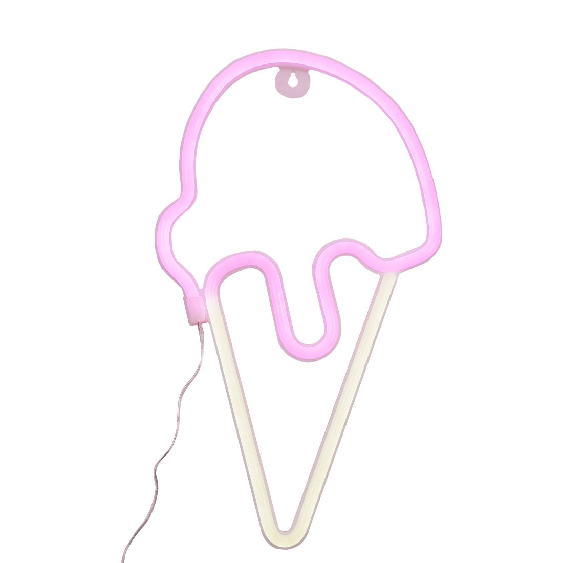 Led Neon Ice Cream Shape - Pink & White - Store 974 | ستور ٩٧٤