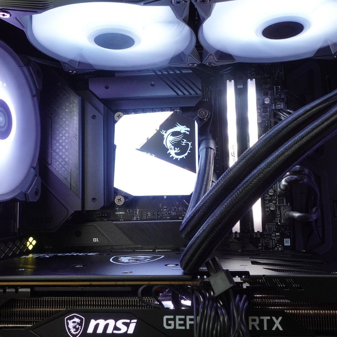 (Pre-Built) Gaming PC Intel Core i5-12400F w/ MSI RTX 3060 Gaming X & MSI GUNGNIR 110R - Black - Store 974 | ستور ٩٧٤