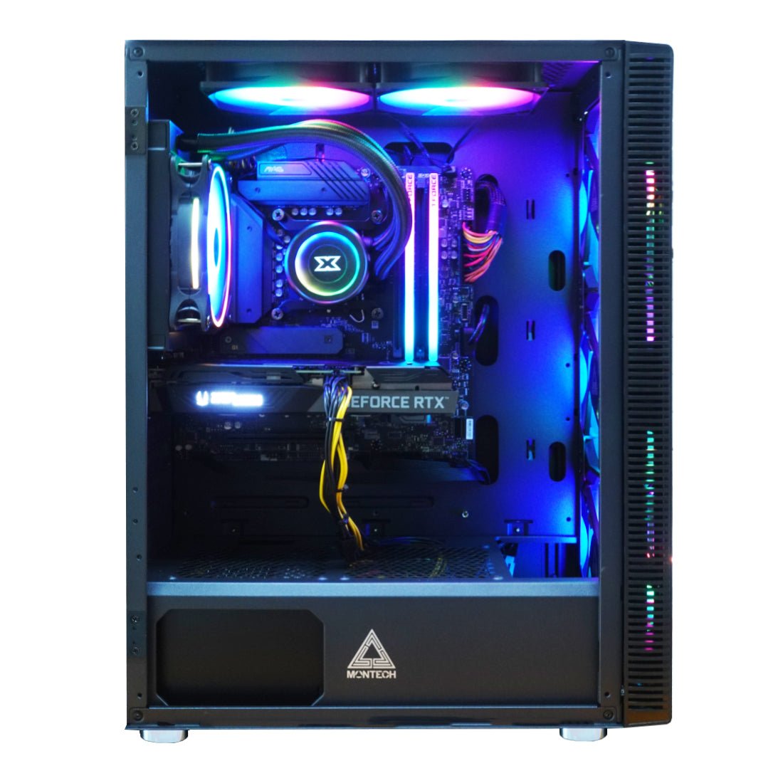 (Pre-Built) Gaming PC Intel Core i5-12600K w/ Zotac RTX 3050 & Montech X3 - Black - Store 974 | ستور ٩٧٤