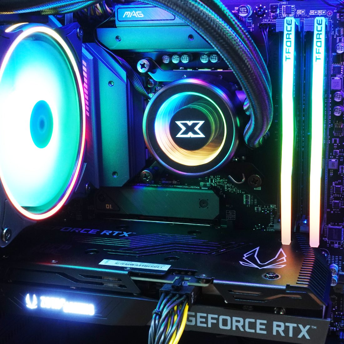 (Pre-Built) Gaming PC Intel Core i5-12600K w/ Zotac RTX 3050 & Montech X3 - Black - Store 974 | ستور ٩٧٤