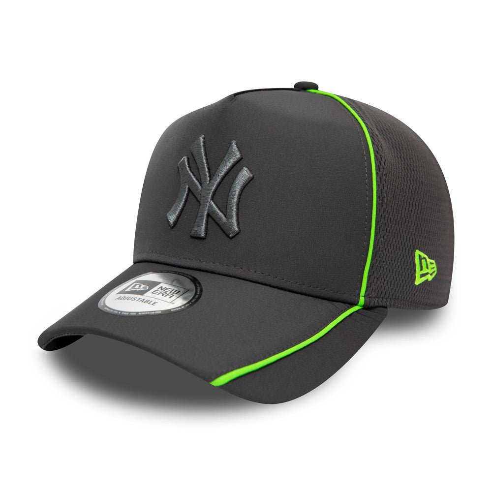 New Era Feather Pipe Trucker New York Yankees Cap - Gray - قبعة - Store 974 | ستور ٩٧٤