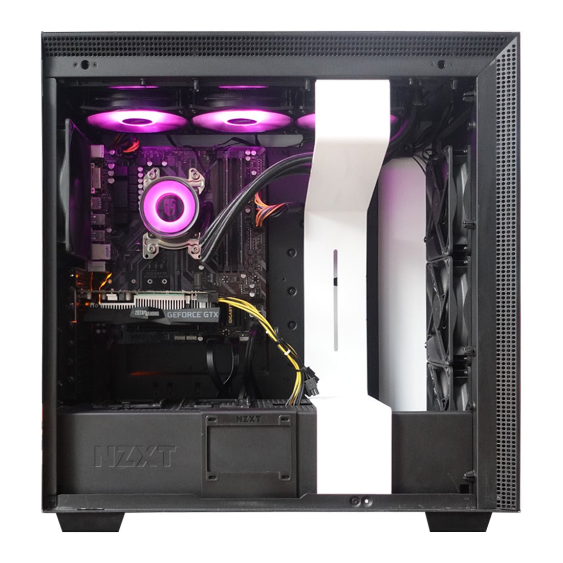 (Pre-Owned) Gaming PC AMD Ryzen 5 3600 w/ Zotac GTX 1650 & NZXT H710i - Black/White - Store 974 | ستور ٩٧٤