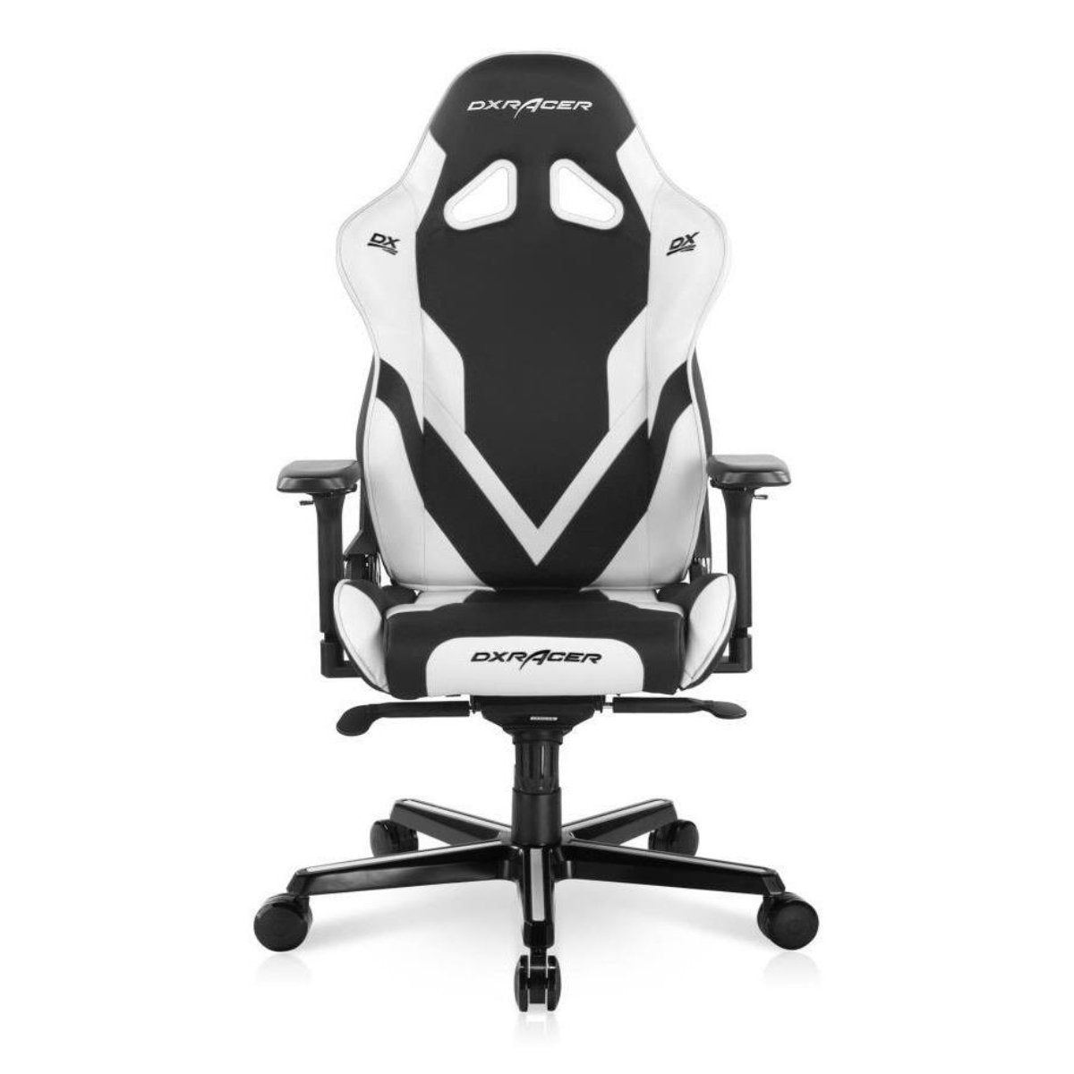 DXRacer Gaming Chair G Series PVC Leather Metal Frame 4D Armrest- Black/White - Store 974 | ستور ٩٧٤