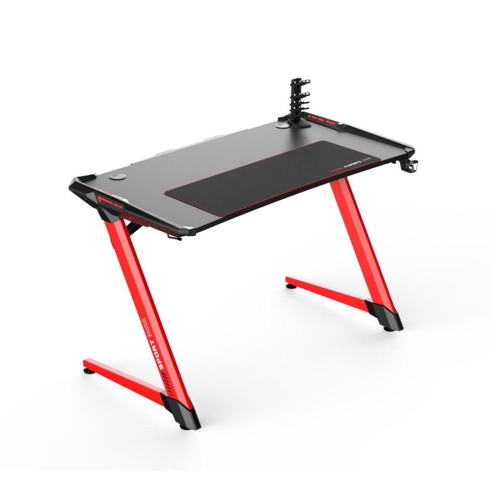 DXRacer E-Sports Carbon Fiber Gaming Desk - Black/Red - Store 974 | ستور ٩٧٤