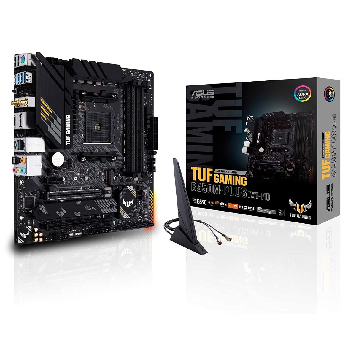 Asus TUF Gaming B550M-PLUS WiFi AMD AM4 Ryzen microATX Gaming Motherboard - Store 974 | ستور ٩٧٤