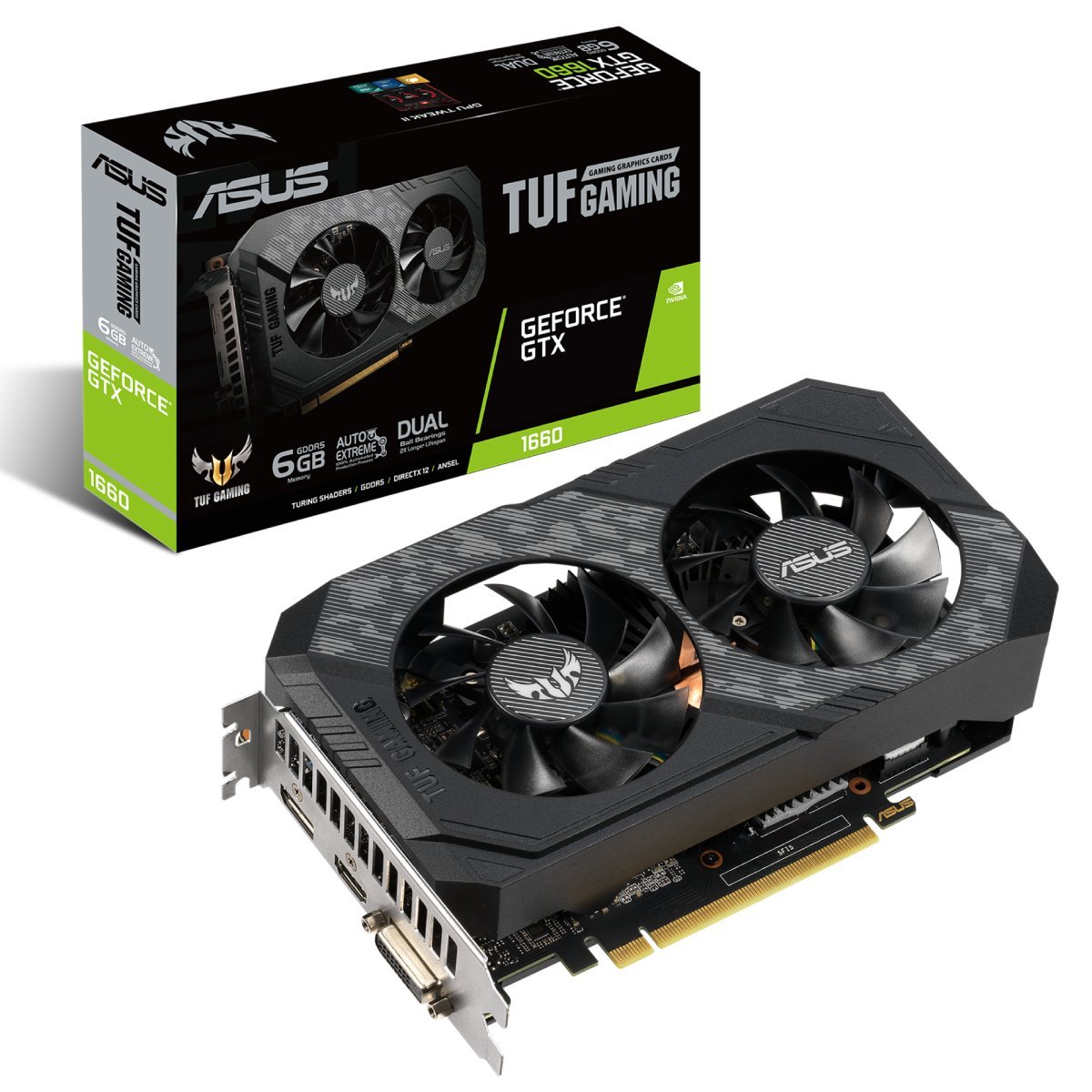 Asus TUF Gaming GeForce GTX 1660 Super 6GB GDDR6 Graphics Card - Store 974 | ستور ٩٧٤