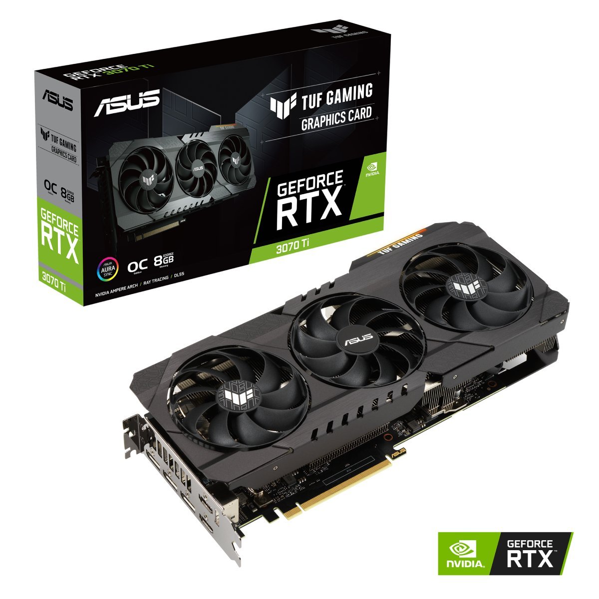 Asus TUF Gaming GeForce RTX 3070Ti OC Edition 8GB GDDR6X Graphics Card - Store 974 | ستور ٩٧٤