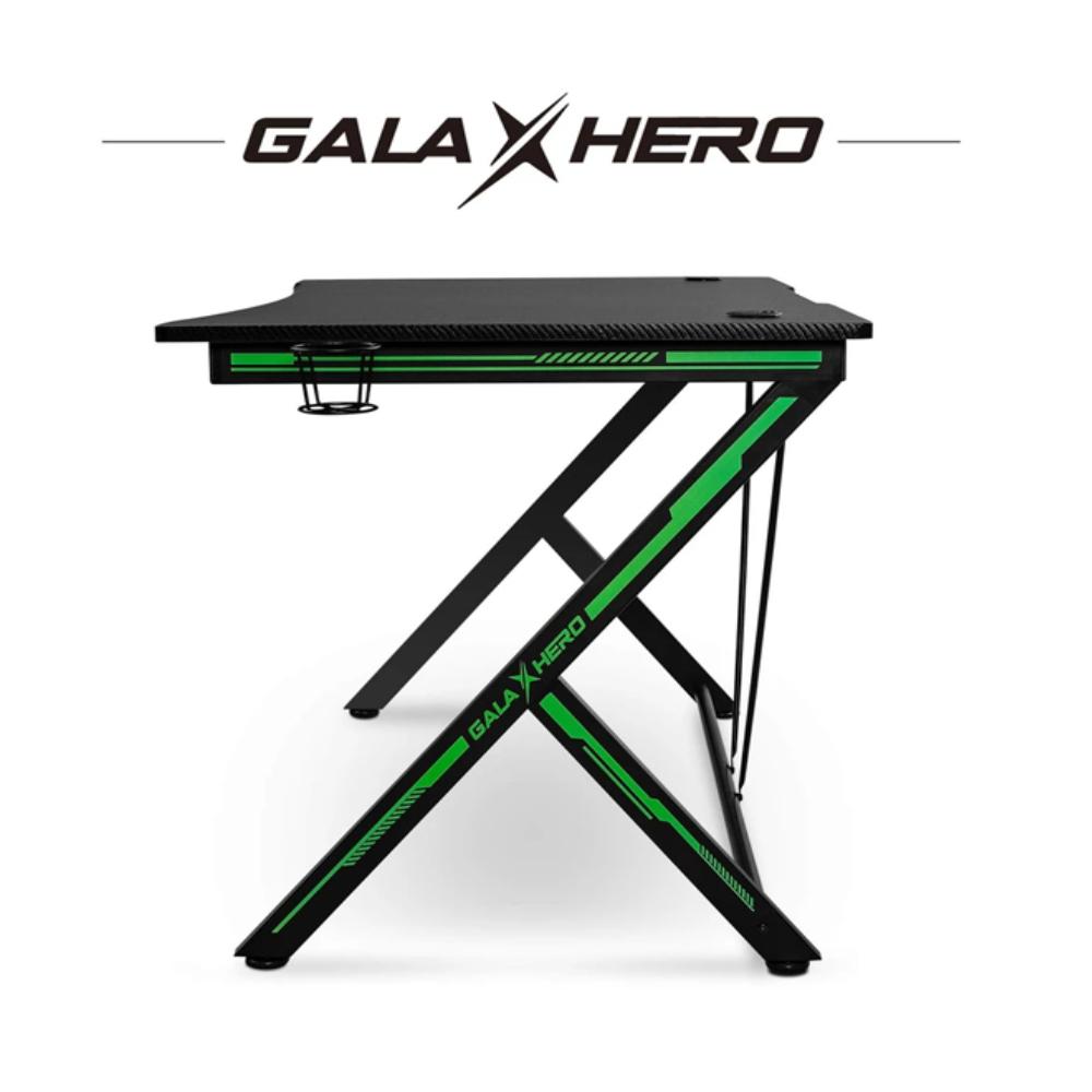GalaxHero RGB Gaming Table- Black/Green - Store 974 | ستور ٩٧٤