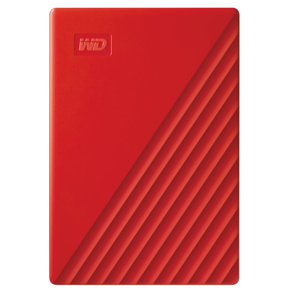 WD My Passport 2TB USB 3.2 1st Gen External Hard Drive - Red - مساحة تخزين - Store 974 | ستور ٩٧٤