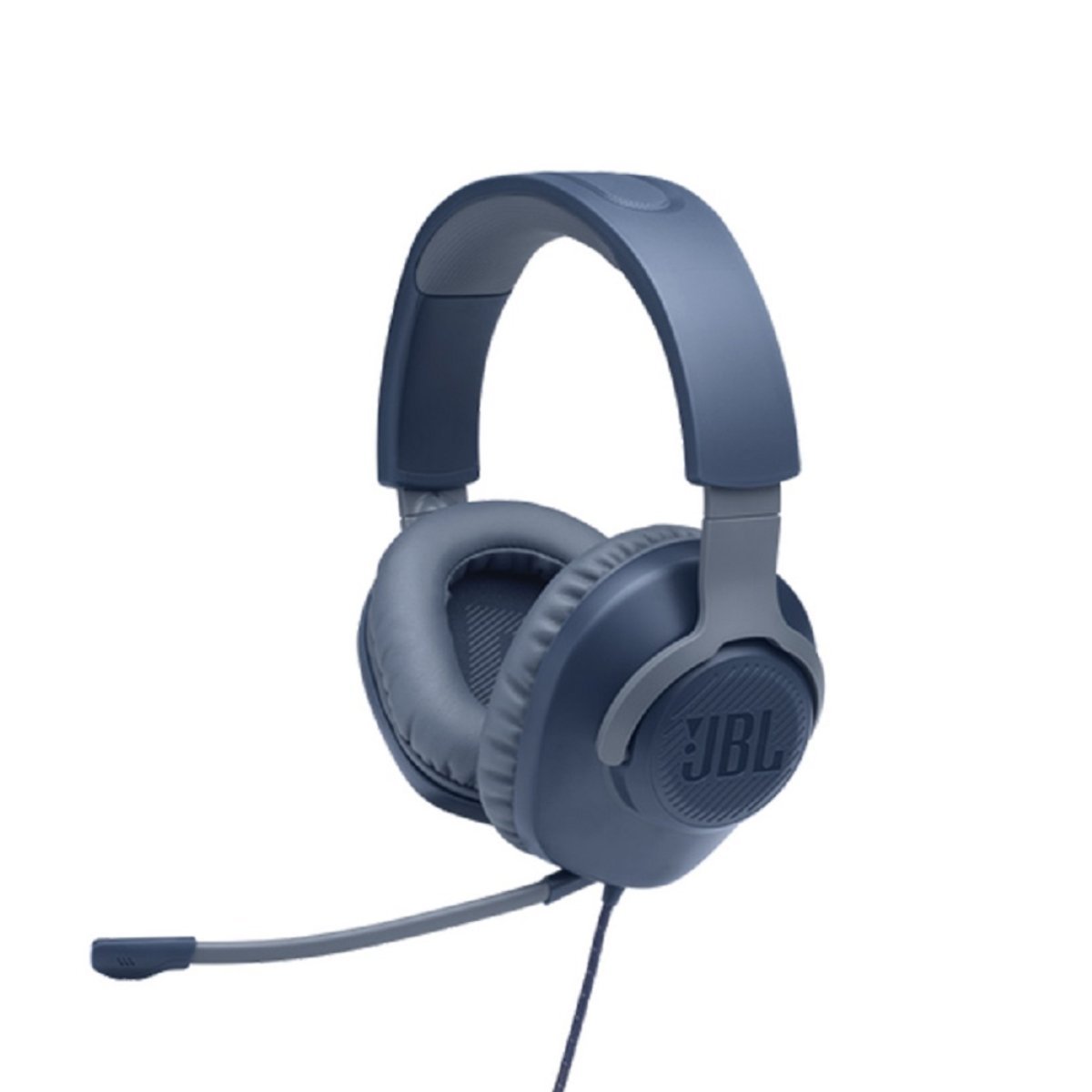 JBL Quantum 100 Wired Over-Ear Gaming Headset - Blue - Store 974 | ستور ٩٧٤