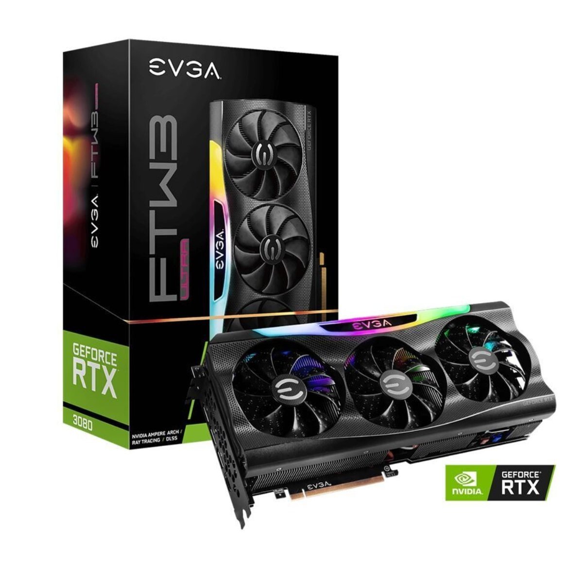 EVGA GeForce RTX 3080 FTW3 Ultra Gaming 10GB GDDR6X iCX3 Graphics Card - Store 974 | ستور ٩٧٤
