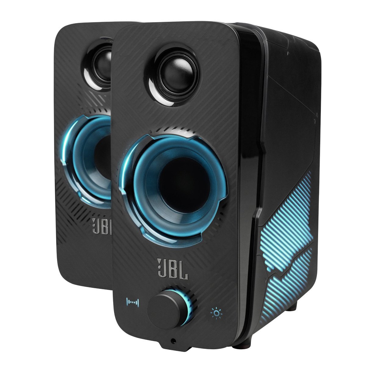 JBL Harman Quantum Duo 2.0 Corded 20W Corded Bluetooth Speaker- Black - Store 974 | ستور ٩٧٤