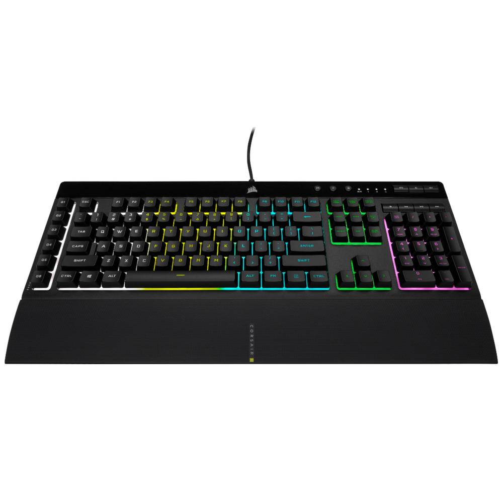 Corsair K55 RGB PRO Wired Gaming Membrane Keyboard - Black - Store 974 | ستور ٩٧٤