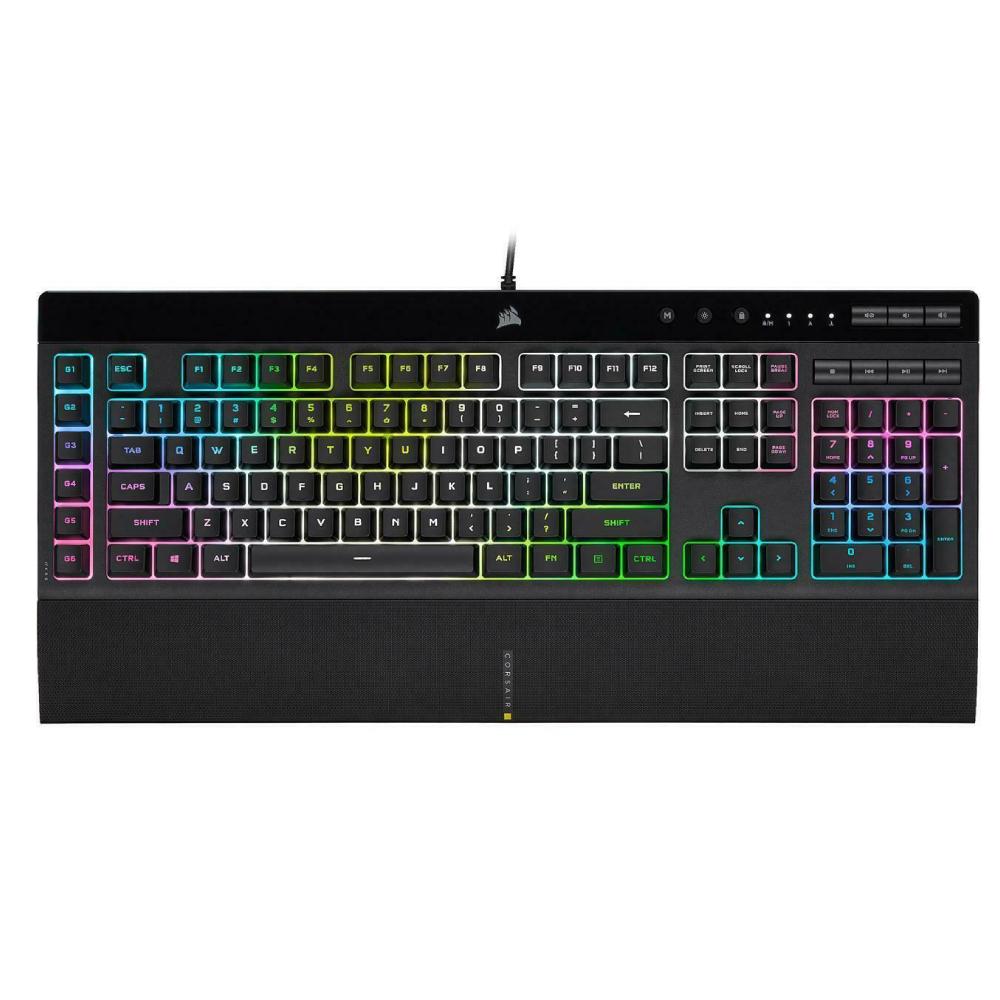Corsair K55 RGB PRO XT Gaming Keyboard - Black - Store 974 | ستور ٩٧٤