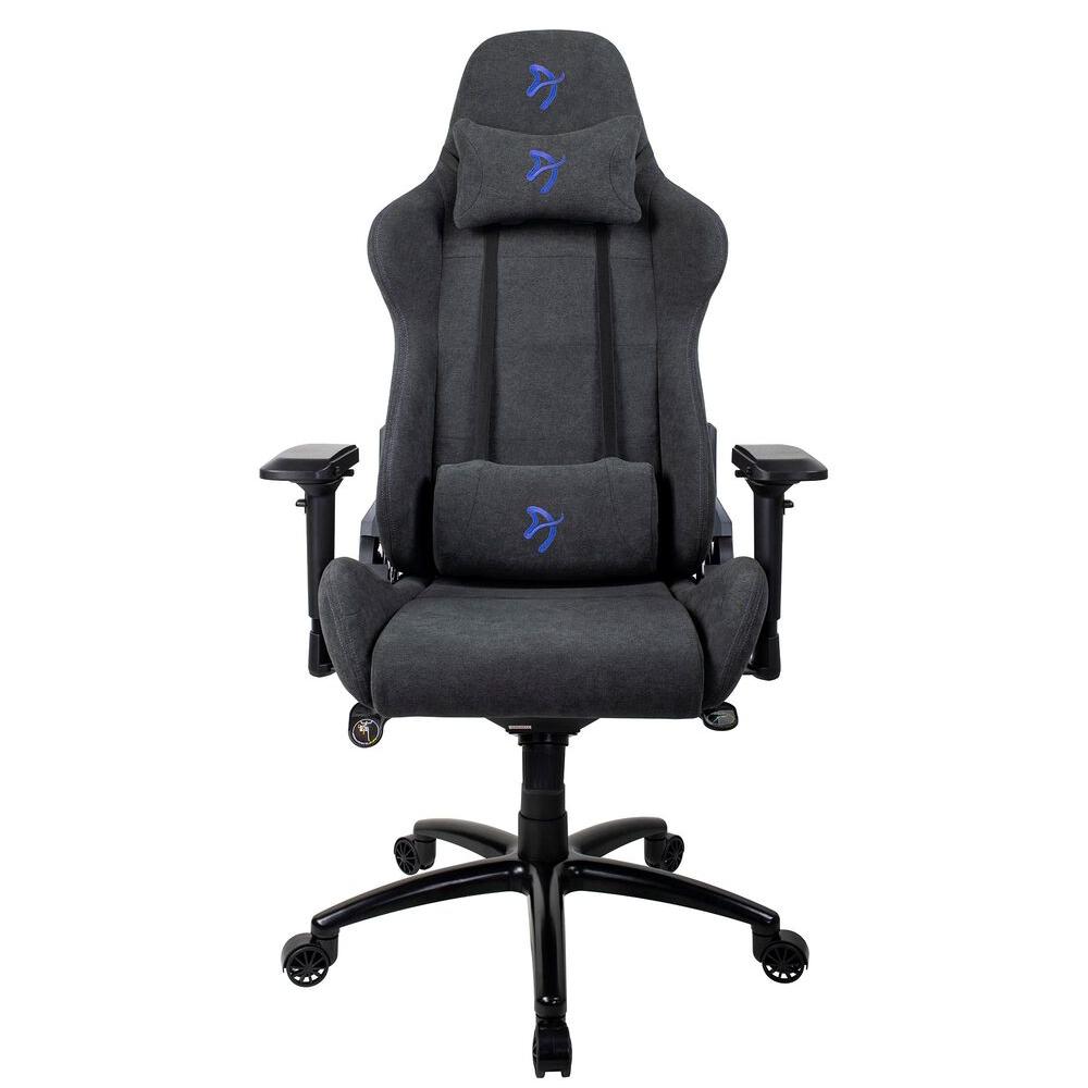Arozzi Stuhl Verona Signature Soft Fabric Gaming Chair - Blue Logo - Store 974 | ستور ٩٧٤