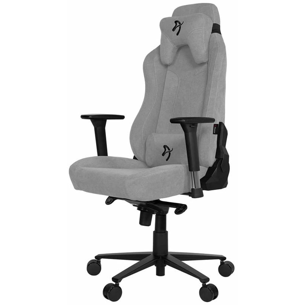 Arozzi Vernazza Soft Fabric Gaming Chair - Black/Light Gray - Store 974 | ستور ٩٧٤
