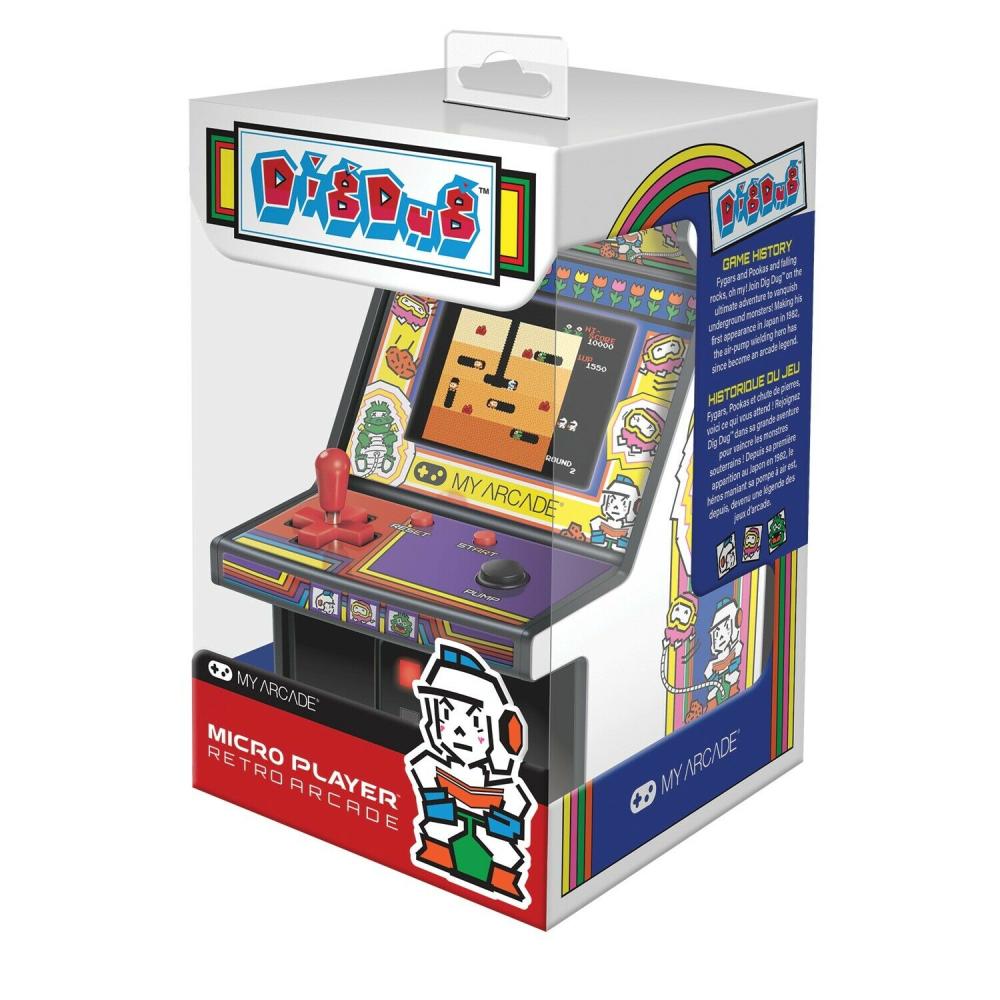Dreamgear My Arcade Collectible Digdug Micro Player - جhaaز Dreamgear My Arcade Collectible Digdug Micro Player - جhaaز