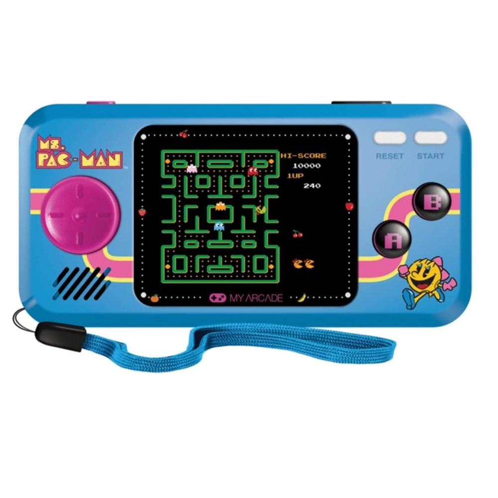 DreamGear My Arcade MS Pac-Man Pocket Player - Blue - Store 974 | ستور ٩٧٤