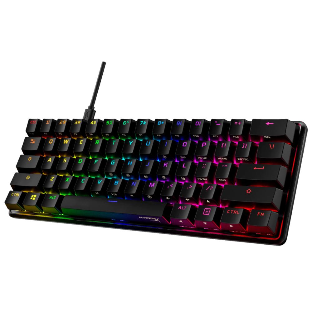 HyperX Alloy Origins 60% RGB Mechanical Linear Red Switch Wired Gaming Keyboard - Black - Store 974 | ستور ٩٧٤