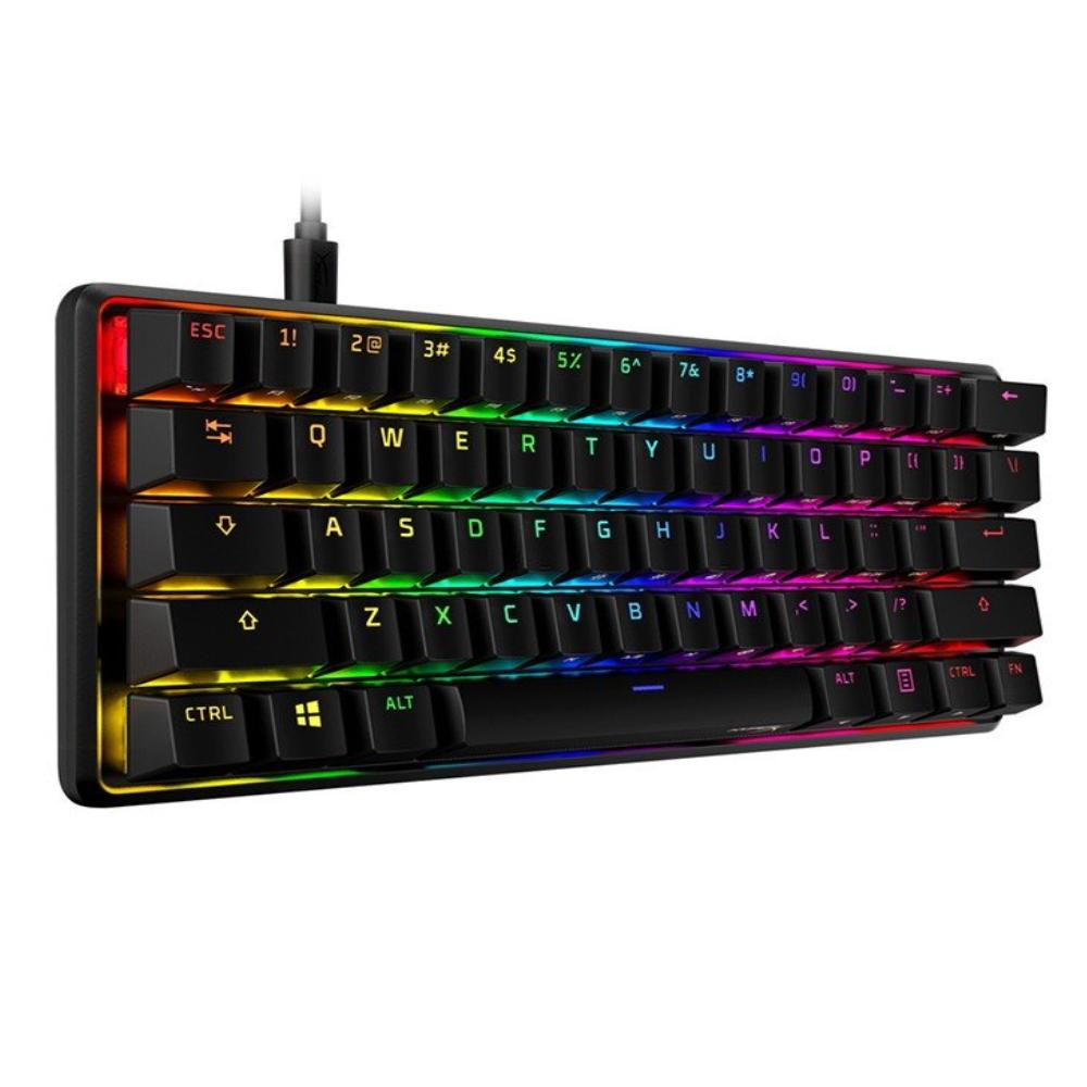 HyperX Alloy Origins 60% RGB Mechanical Linear Red Switch Wired Gaming Keyboard - Black - Store 974 | ستور ٩٧٤