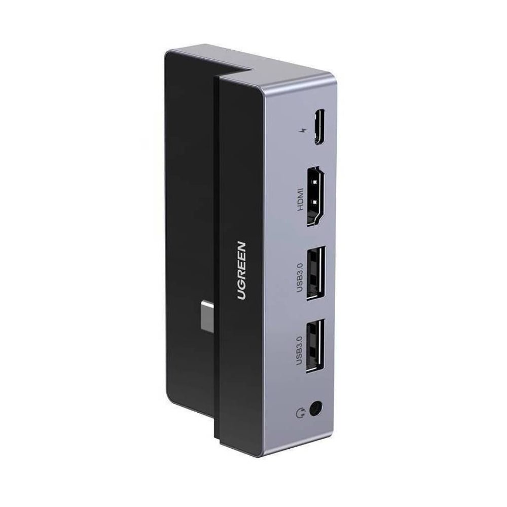 Ugreen 5 in1 USB Type C Multifunctional HUB USB - Dark Gray - محول - Store 974 | ستور ٩٧٤