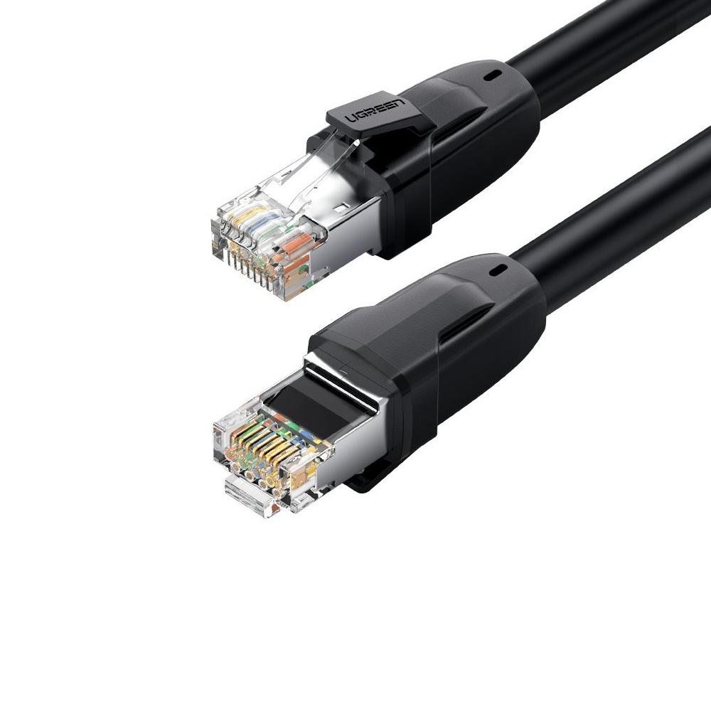 UGREEN 15m CAT8 Pure Copper Ethernet Cable - Black - Store 974 | ستور ٩٧٤