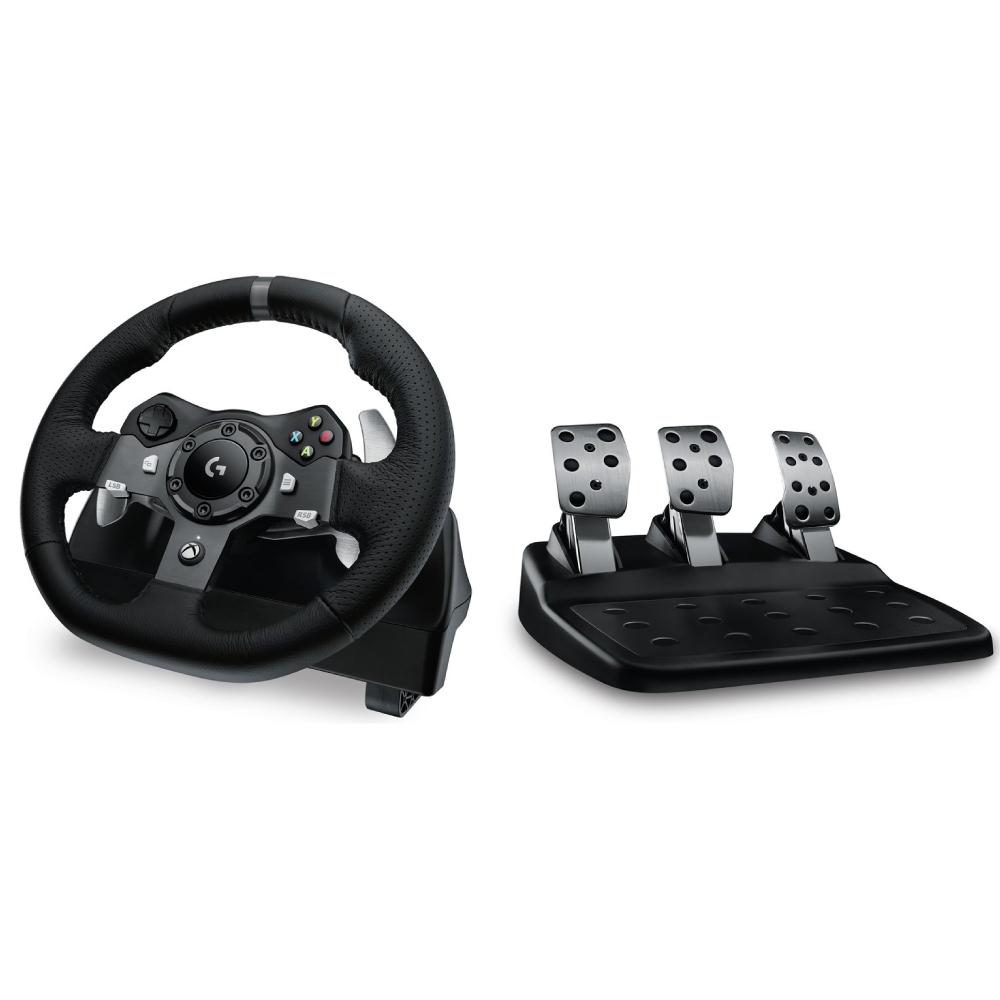 Logitech G920 Driving Force Racing Wheel - Xbox One & PC - Store 974 | ستور ٩٧٤