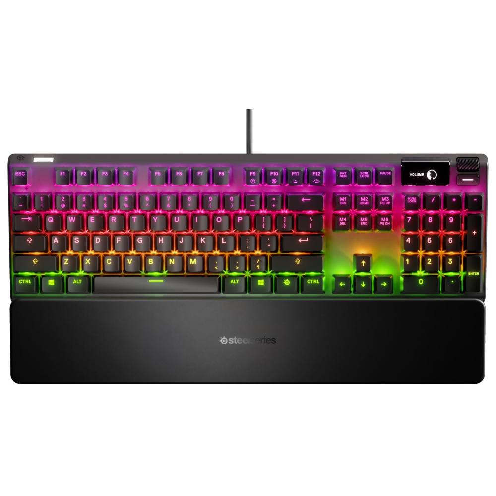steelseries Apex 7 لوحة مفاتيح ألعاب ميكانيكية - مفتاح أحمر - لوز ماتيه steelseries Apex 7 لوحة مفاتيح ألعاب ميكانيكية - مفتاح أحمر - لوز ماتيه